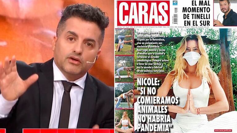 De Brito desacreditó los  dichos de Nicole en su programa.