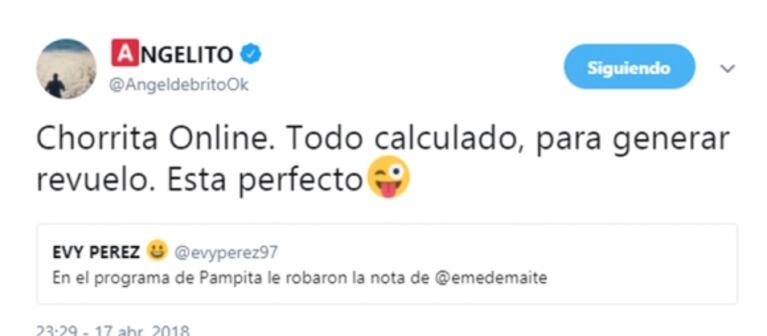 De Brito, picante con los fans de Pampita y Nicole Neumann: "Para ellas, ustedes son nada. Sean menos giles"