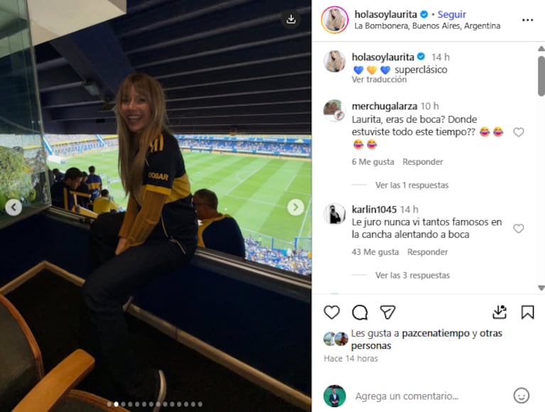 De Dua Lipa a Pampita y Zaira Nara: así vivieron los famosos el Superclásico | Créditos: Instagram