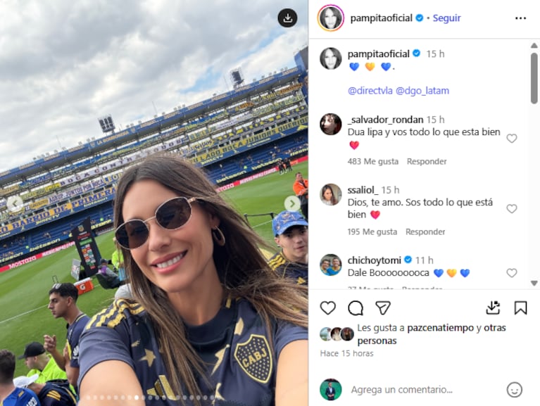 De Dua Lipa a Pampita y Zaira Nara: así vivieron los famosos el Superclásico | Créditos: Instagram