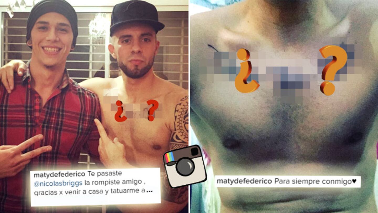 ¡De estreno en la piel! Los especiales tatuajes de Matías Defederico.