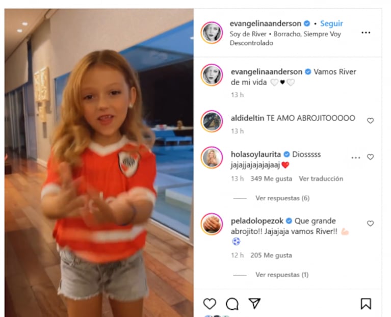 De Evangelina Anderson a China Suárez y Wanda Nara: así celebraron los famosos el triunfo de River