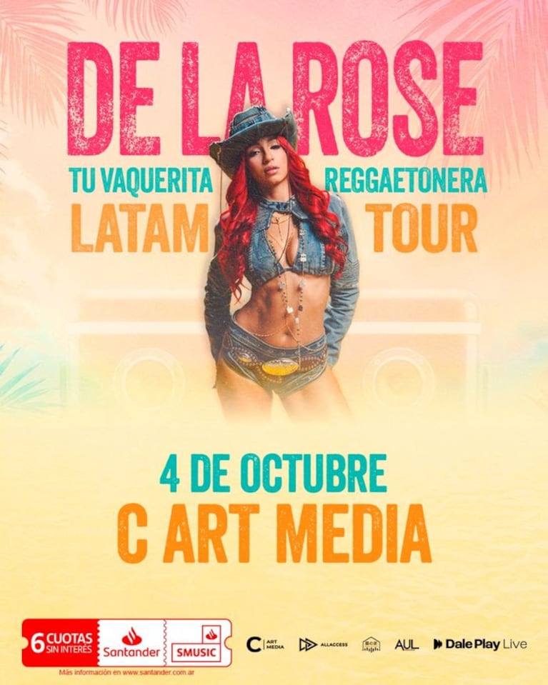 De La Rose en Buenos Aires: la nueva referente del reguetón llega al C Art Media (Foto de prensa)