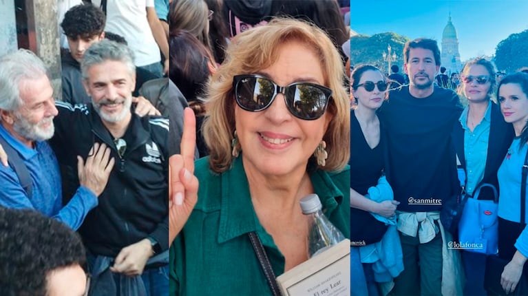 De Leonardo Sbaraglia a Georgina Barbarossa: los famosos que apoyaron la marcha por la educación pública