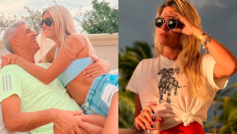 De qué trabaja la novia de Hernán Crespo, que tiene 18 años menos que él.