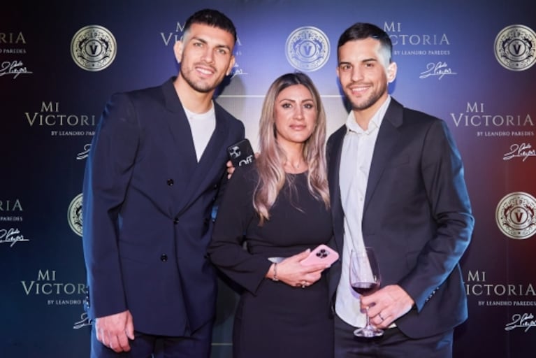 De Selección: Leandro Paredes presentó su marca de vinos y Angel Di María fue al evento exclusivo