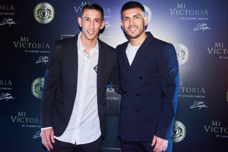 De Selección: Leandro Paredes presentó su marca de vinos y Angel Di María fue al evento exclusivo