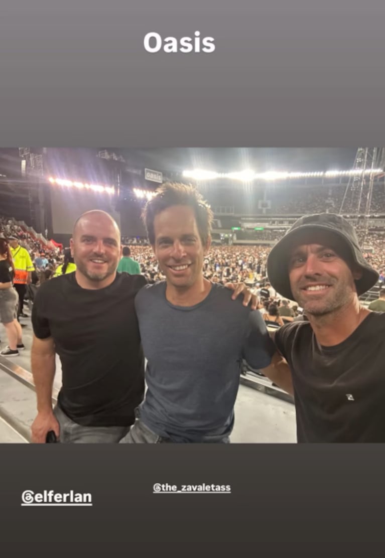 De Wanda Nara a Luciana Salazar: los famosos disfrutaron del histórico show de Oasis en River | Créditos: Instagram