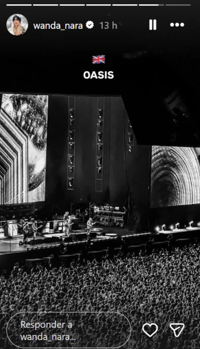 De Wanda Nara a Luciana Salazar: los famosos disfrutaron del histórico show de Oasis en River | Créditos: Instagram