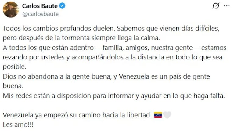 De Yanina Latorre a Ricardo Montaner: qué dijeron los famosos tras la captura de Nicolás Maduro | Créditos: Captura