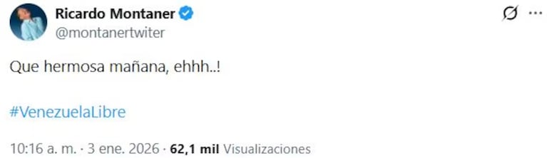 De Yanina Latorre a Ricardo Montaner: qué dijeron los famosos tras la captura de Nicolás Maduro | Créditos: Captura