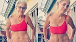 Débora apunto contra quienes critican su abdomen.
