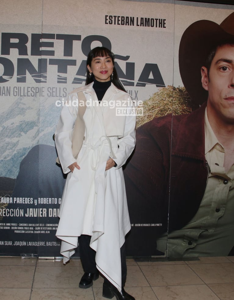 Débora Nishimoto en el estreno de Secreto en la Montaña (Foto: Movilpress).