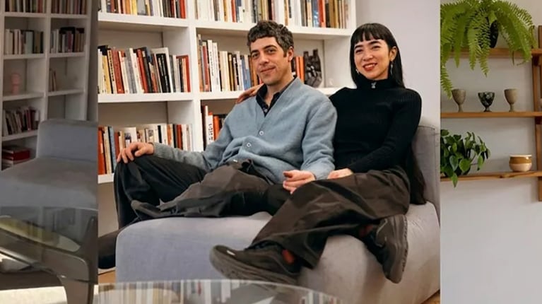 Débora Nishimoto y Esteban Lamothe mostraron cómo quedó su nuevo living