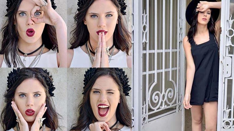 Delfina Chaves posó para la revista Gente.