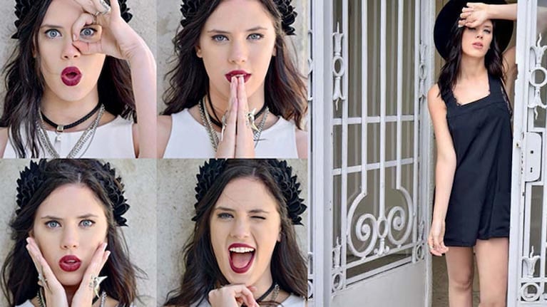 Delfina Chaves posó para la revista Gente.