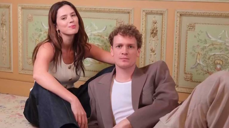 Delfina Chaves y Martijn Lakemeier (Foto: captura LAM)