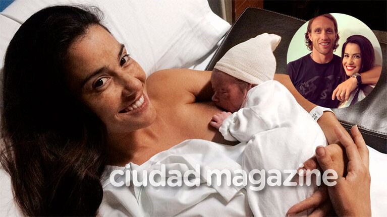 Delfina Gerez Bosco fue mamá