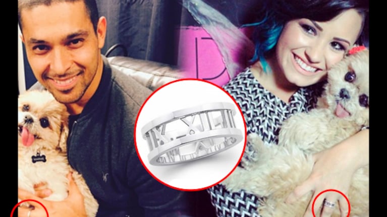 Demi Lovato y Wilmer Valderrama comparten el mismo anillo. (Foto: Web)