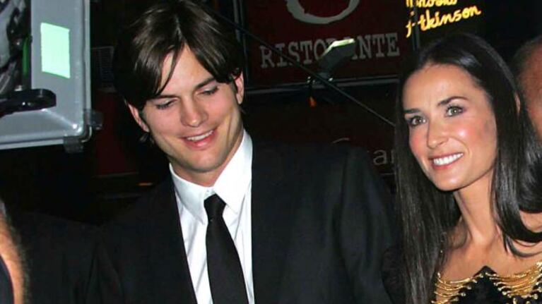 Demi Moore y Ashton Kutcher y su llamativo Halloween
