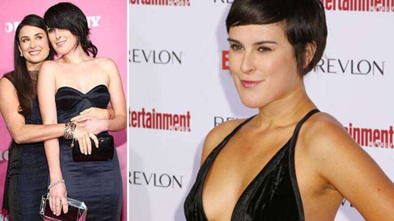 Demi Moore y su hija Rumer Willis. (Fotos: archivo Web)