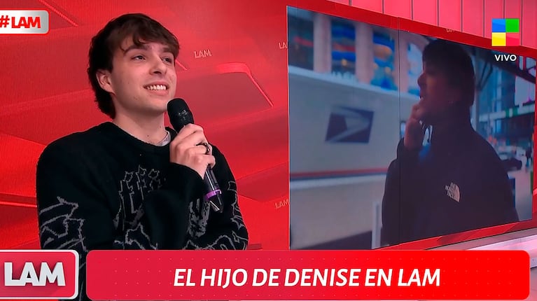 Denise Dumas presentó a su hijo Santino Curto y revolucionó las redes (Foto de LAM)