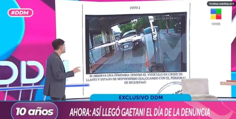 Denuncia de Romina Gaetani contra Luis Cavanagh: salieron a la luz imágenes de las cámaras de seguridad | Créditos: Captura América