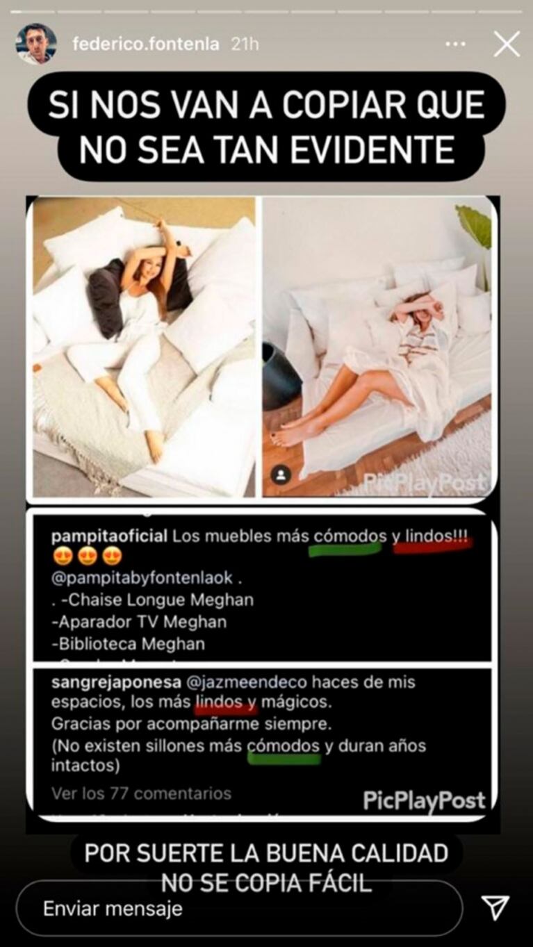 ¡Denuncia picante! El posteo de Instagram que vuelve a enfrentar a la China Suárez con Pampita 
