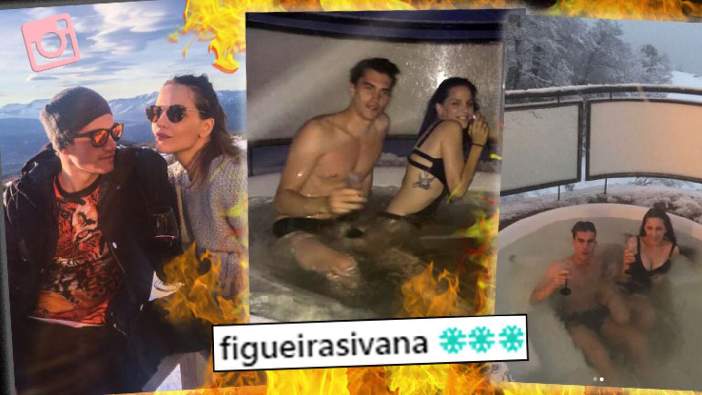 ¡Derriten la nieve! Ivana Figueiras y Tomás Guarracino, una parejita hot