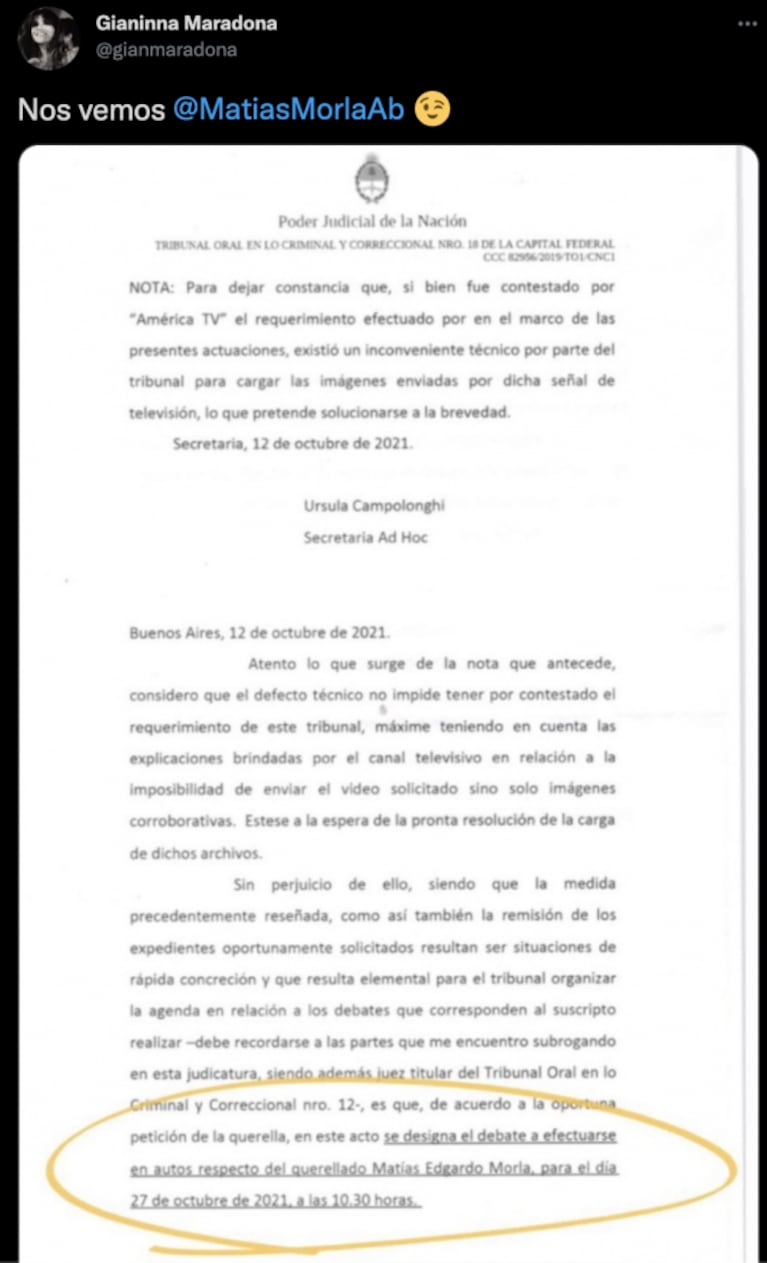 Desafiante reacción de Claudia Villafañe, Dalma y Gianinna Maradona ante el inminente cara a cara con Matías Morla: "Al fin llegó el día" 