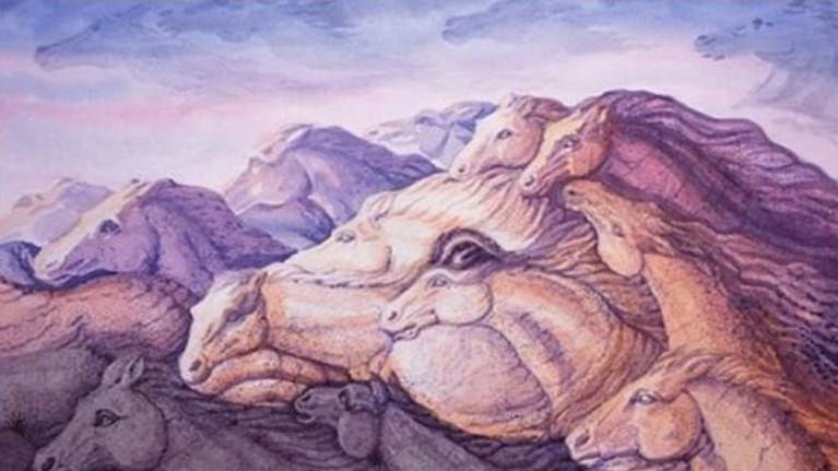 Desafío visual: la cantidad de caballos que ves revela tu personalidad