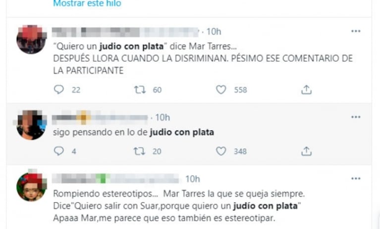 Desafortunado comentario de Mar Tarrés tras contar que está soltera en La Academia: "Quiero un judío con plata"