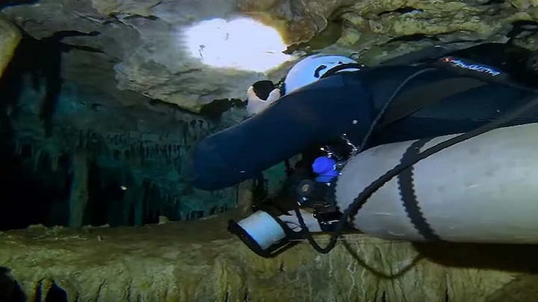 Descubrieron en México la caverna inundada más larga del mundo