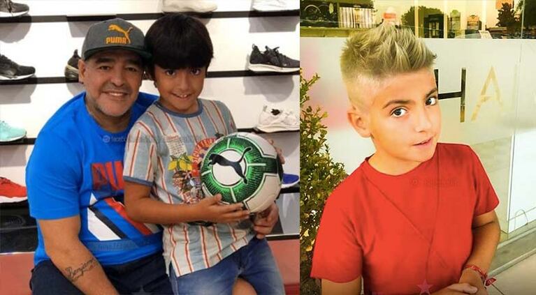 Desde México, Diego saludó a Benjamín por su cumpleaños.