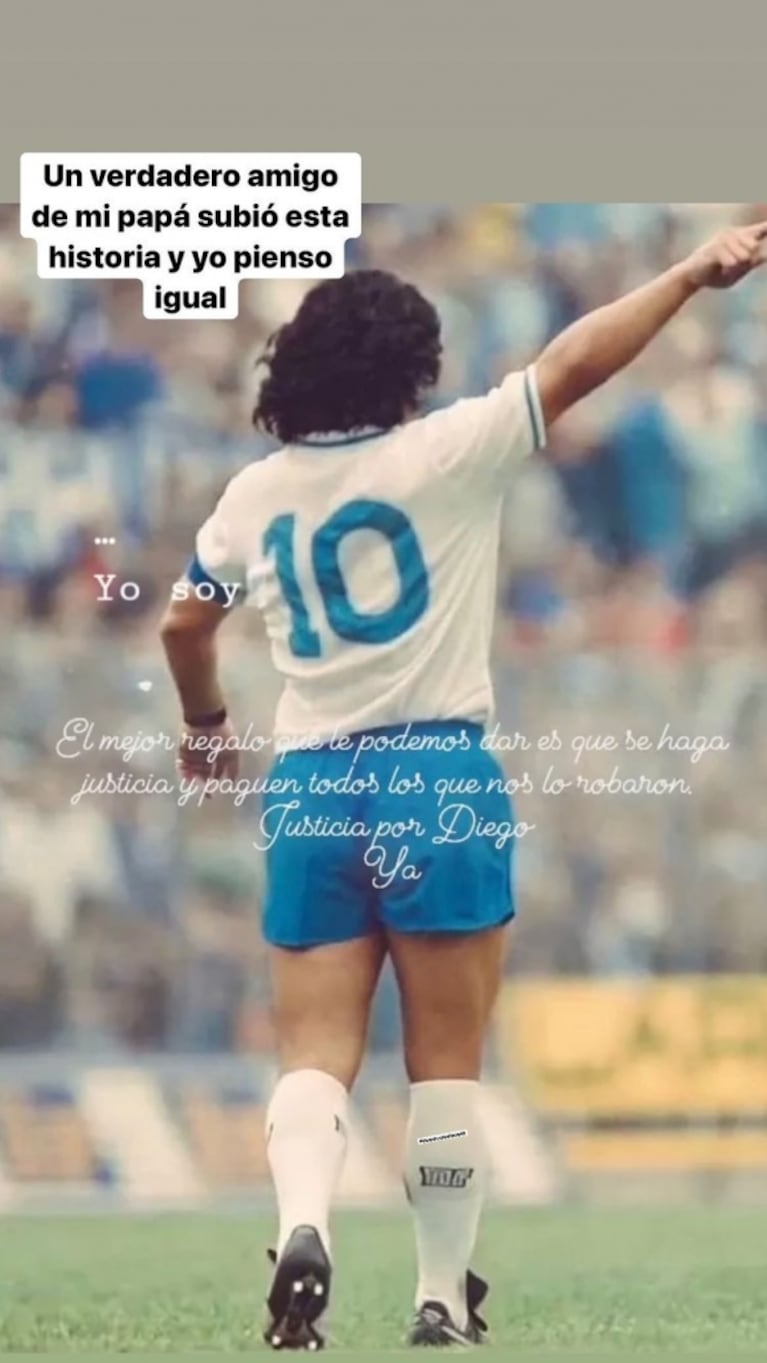 Desgarradores posteos de Dalma y Gianinna en el día que Diego Maradona cumpliría 61 años: "Es mentira que el tiempo cura todo"