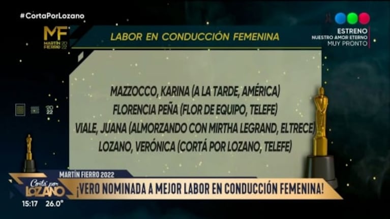 Desopilante ida y vuelta de Luis Ventura con Vero Lozano al aire: "No quiero tener problemas con el Corcho Rodríguez"