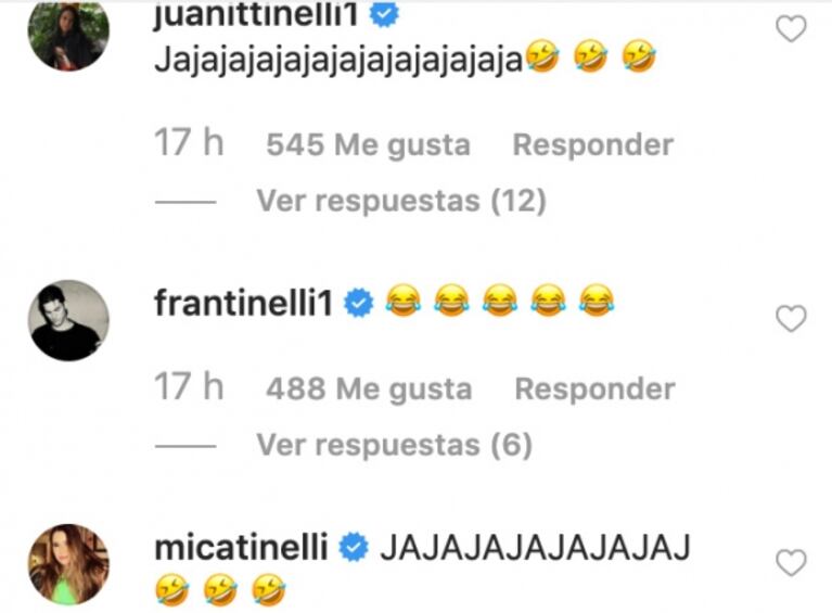 Desopilante posteo de Tinelli al ver a los perritos de su hija Micaela vestidos de Boca: "Imperdonable lo tuyo, Licha López"