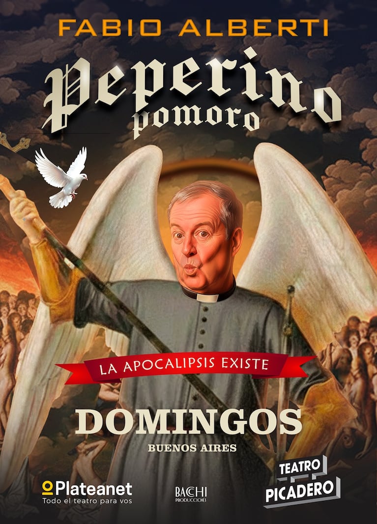 ¡Desopilante regreso! Fabio Alberti volvió con Peperino Pomoro y arrasó en su debut teatral