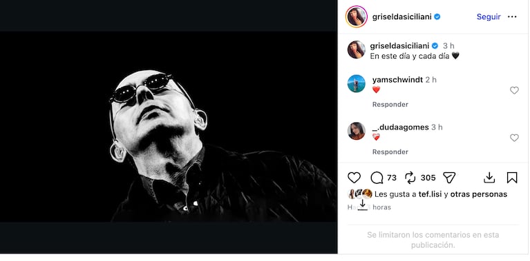 Despedida al Indio Solari de los Famosos. Crédito: Instagram