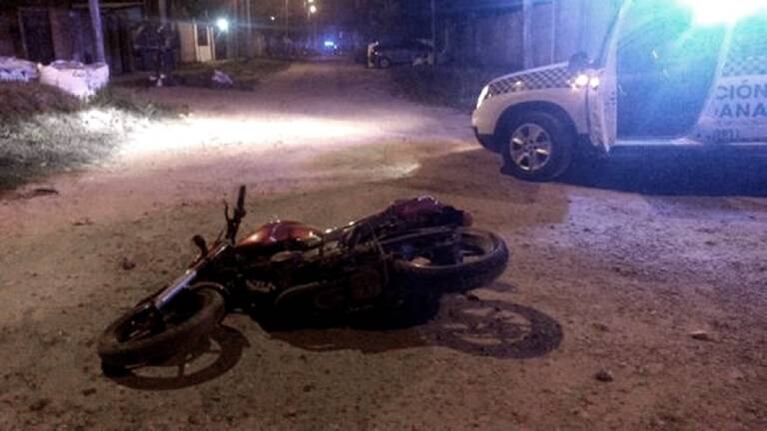 Detienen a un policía por un robo motochorro