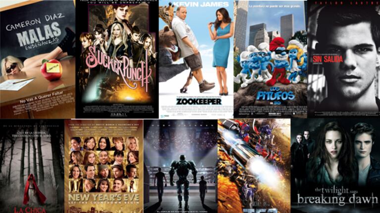 ¡Devuélvanme la entrada! Las peores películas de 2011
