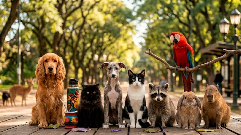 Día del Animal en Argentina (foto creada con IA)