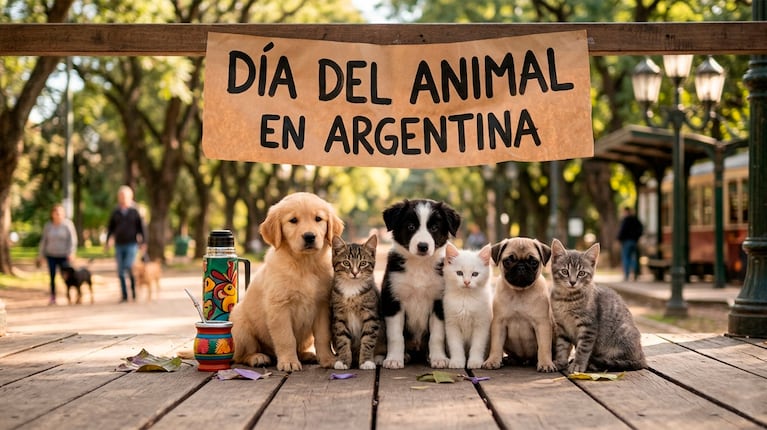 Día del Animal en Argentina (foto creada con IA)