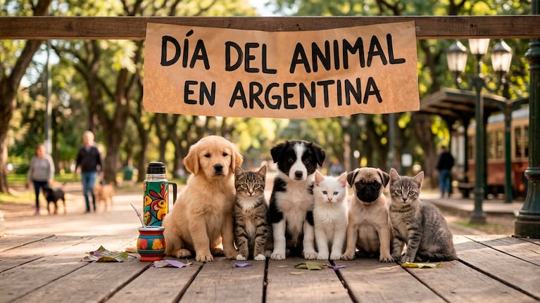 Día del Animal en Argentina (foto creada con IA)