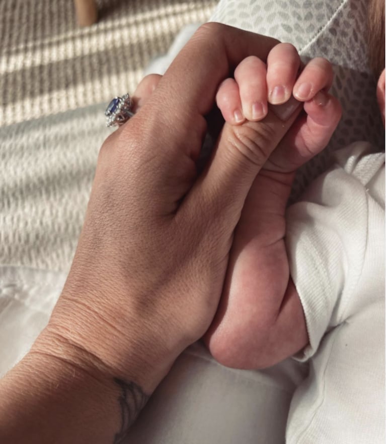 Diana Arnopoulos, la esposa de Pico Mónaco, compartió una dulce foto de su bebé Noah: "El amor" 