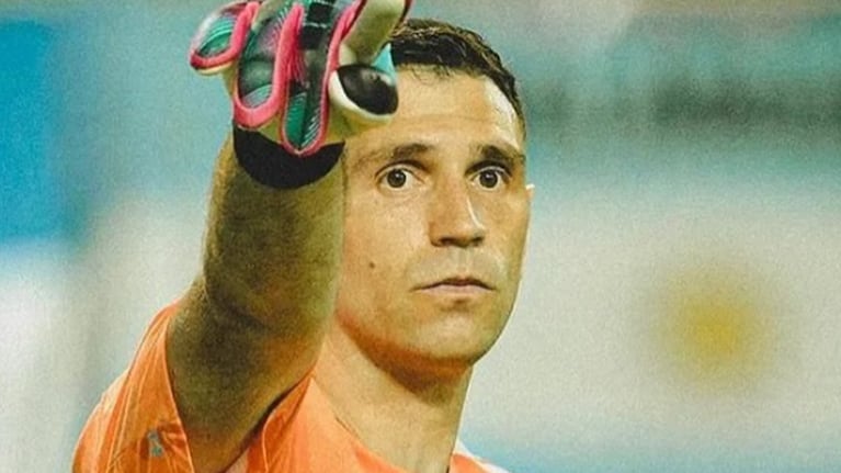 Dibu Martínez. Foto: Instagram emi_martinez26