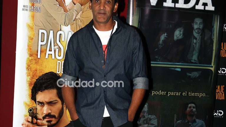 Diego Alonso, en la avant premiere de Pasaje de vida (Foto: Movilpress)