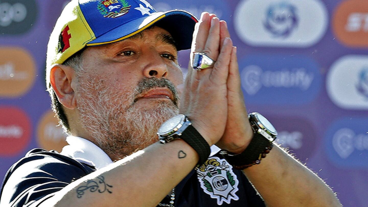 Diego Armando Maradona. Foto: AFP