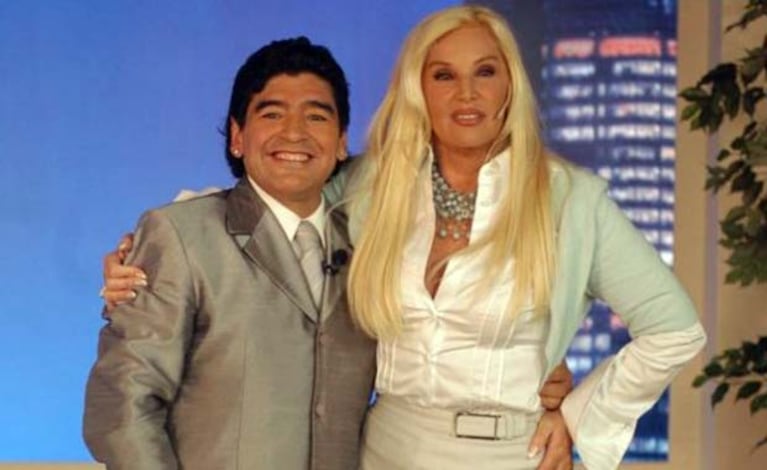 Diego Armando Maradona y Susana Giménez, cerca de la reconciliación definitiva. (Foto: Web)