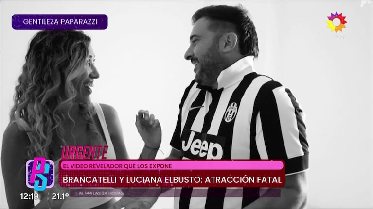 Diego Brancatelli y Luciana Elbusto en una entrevista para Paparazzi (Foto: captura de eltrece).